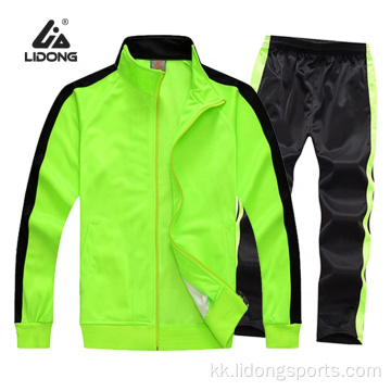 Спорт киімдері Жеке логотип Mens Rentsuit Tracksuit көтерме